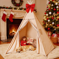 Sumbababy tepee tent khaki 54x76 inch play space for kids