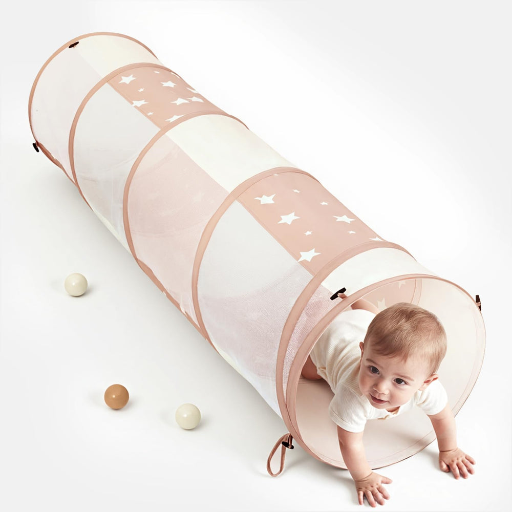 Sumbababy tunnel toy crawl tunnel encourages movement and exploration for toddlers.