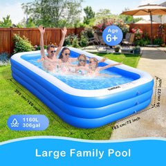 Sumbee pool with extra wide soft walls for roomy, safe play