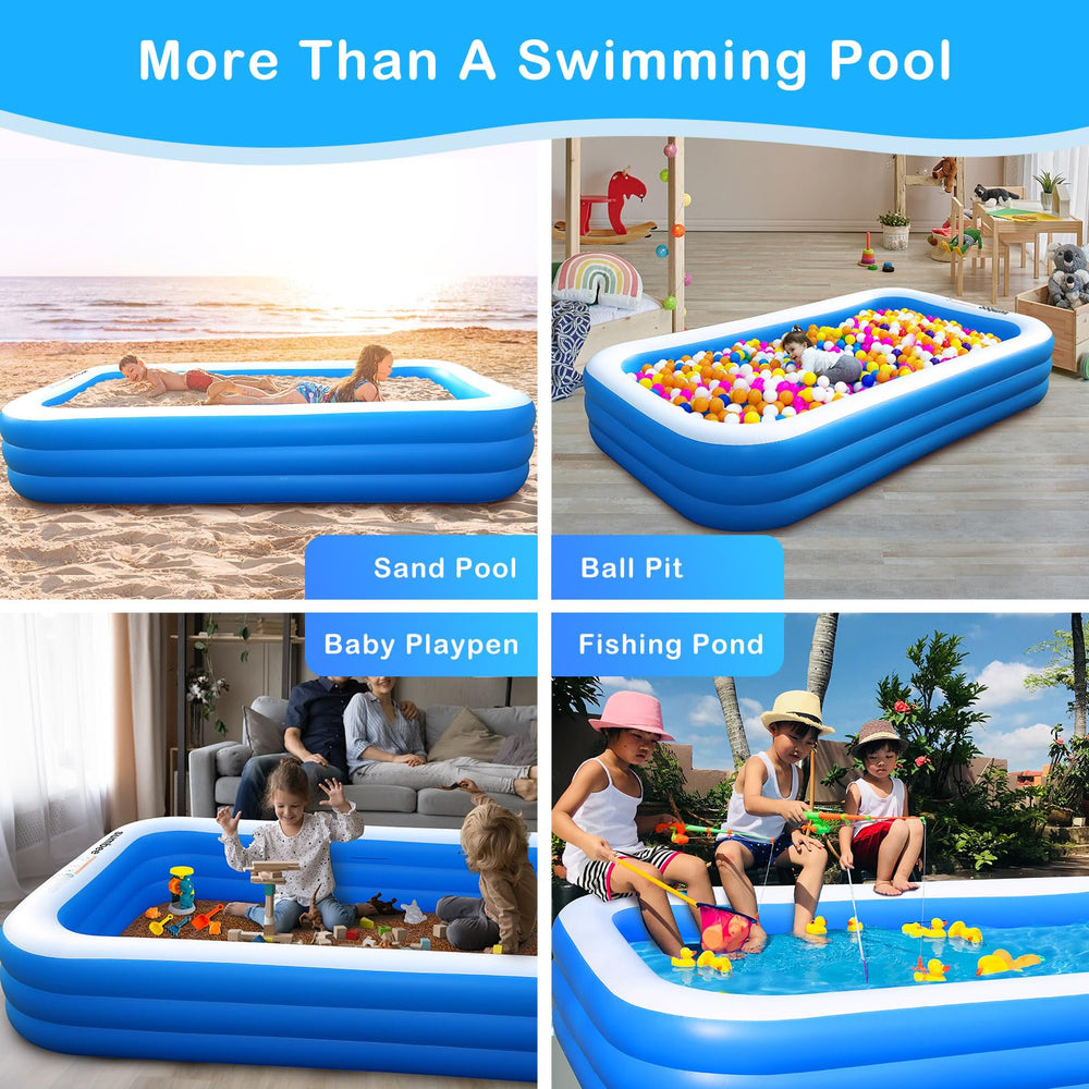 Sumbee pool features smooth 360° corners to prevent scratches