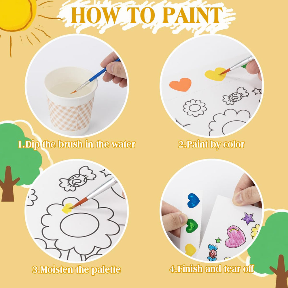 SUMERX kids crafts pages boost creativity and fine motor skills.