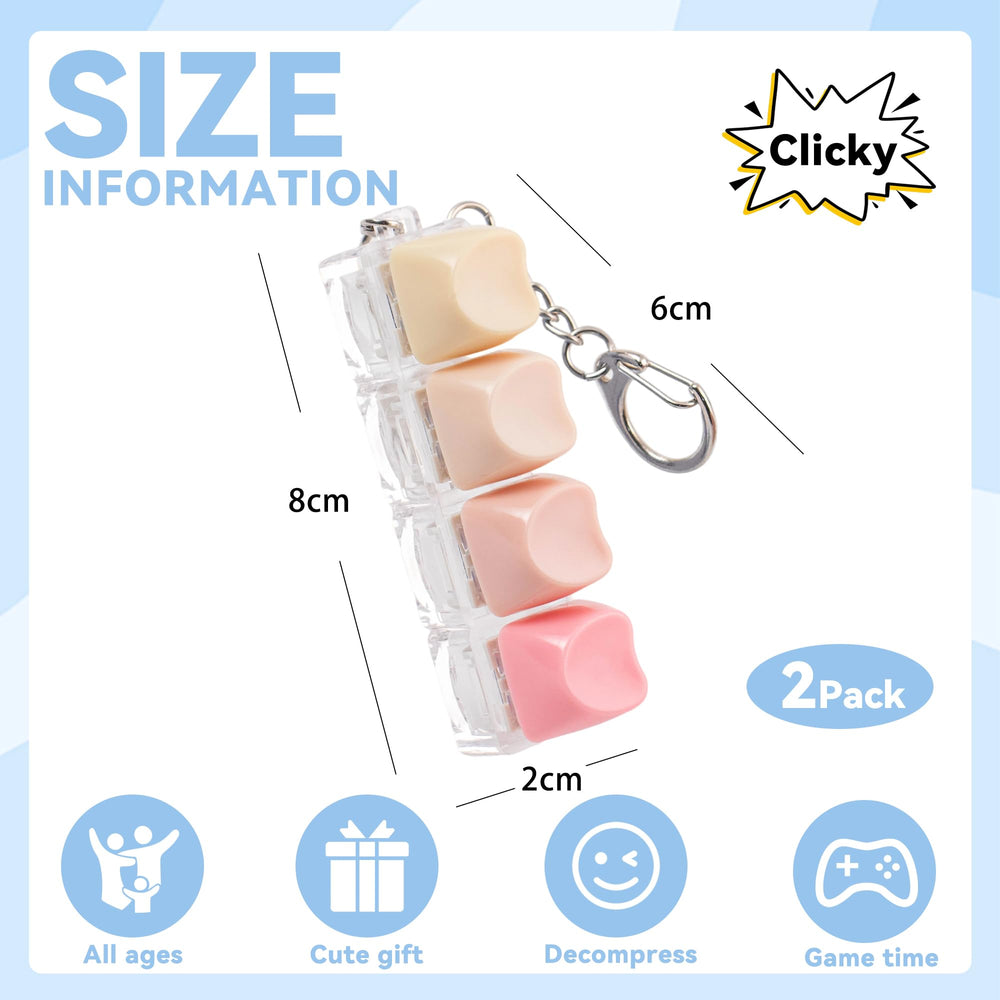 Sumgsn creamy keyboard fidget with four keys aids focus during work