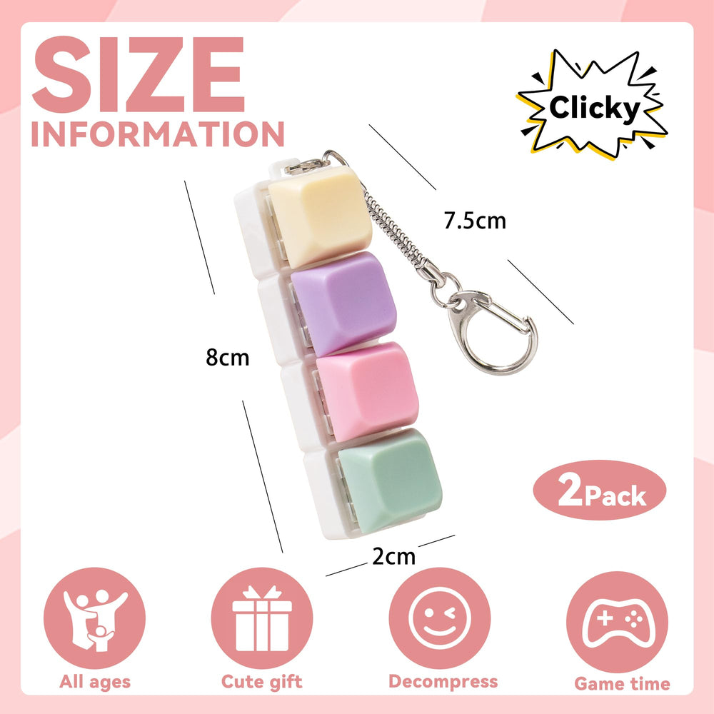 Sumgsn in-hand view shows compact, pocket-sized clicker for on-the-go focus.