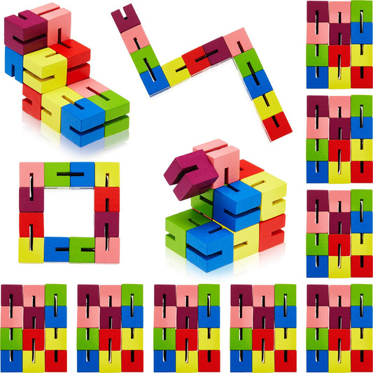 Sumind 6-pack wooden twist cubes provide tactile focus and problem-solving fun.