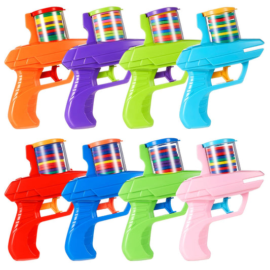 Sumind 8 Pcs foam disc shooter front view for outdoor family play