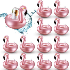 Sumind flamingo drink holder keeps beverages steady while you swim.