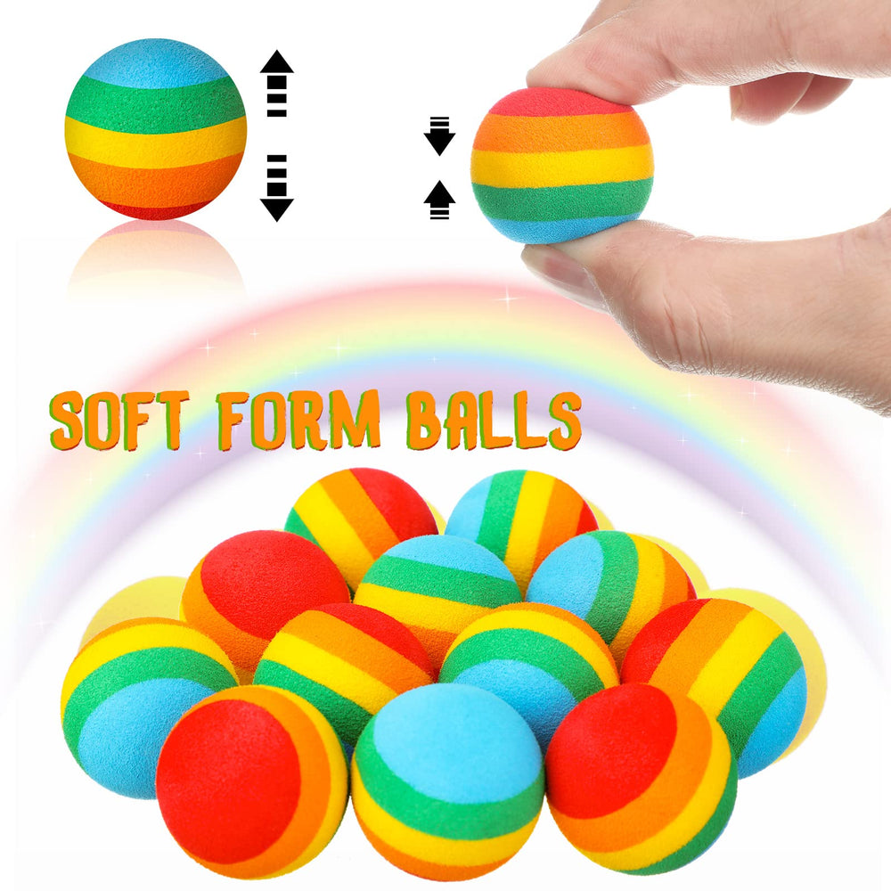 Sumind rainbow foam balls in classroom for sensory learning