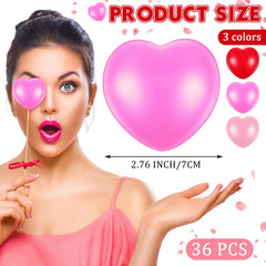 Sumind heart stress ball pink closeup ideal for uplifting mood during breaks