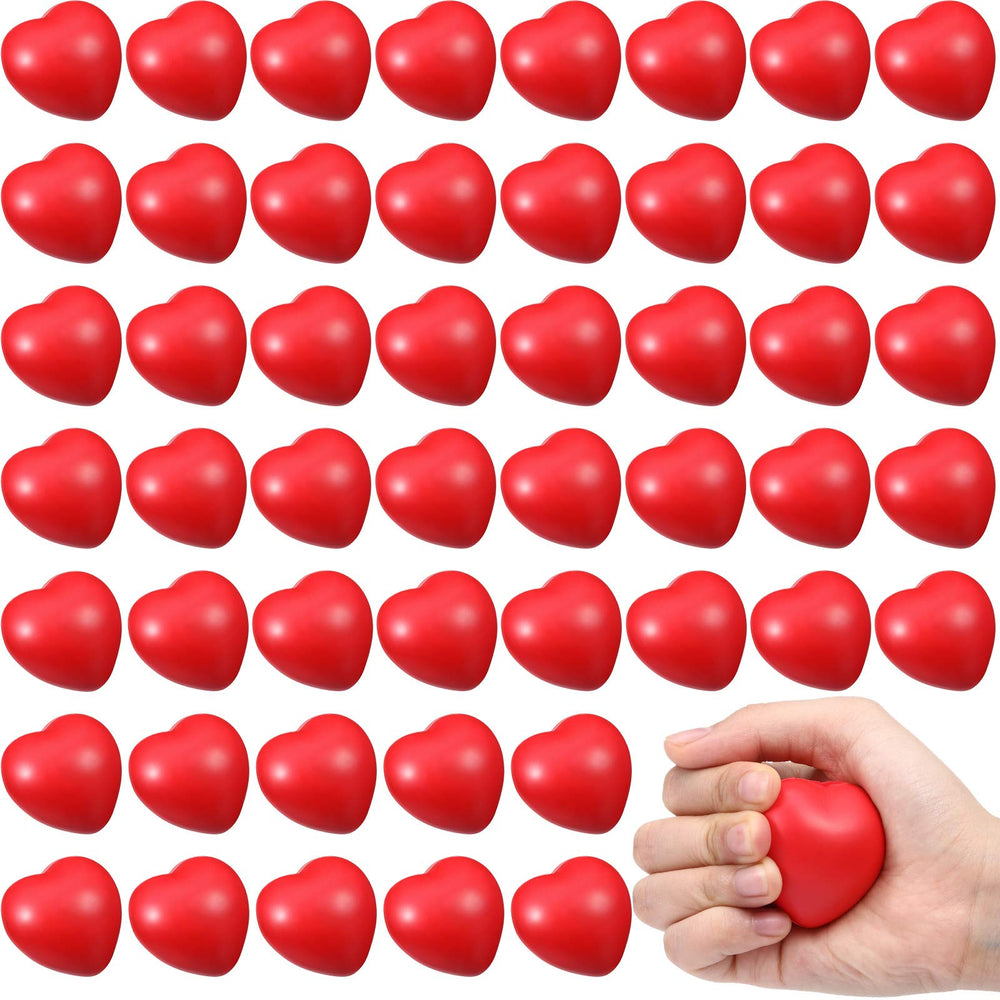 Sumind red heart stress ball pack, perfect for wedding favors and party prizes.