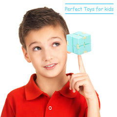 Sumind Infinity Cube smooth edges and vibrant colors support tactile engagement.