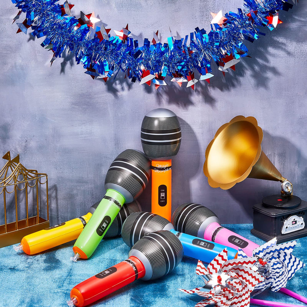 Sumind green inflatable microphone prop adds vibrant flair to celebrations