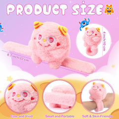 Sumind plush monster slap bracelet design is soft and durable for daily wear.