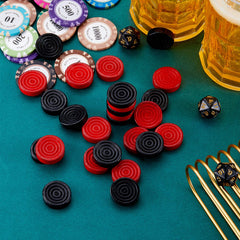 Vibrant red and black colors enhance visual gameplay.