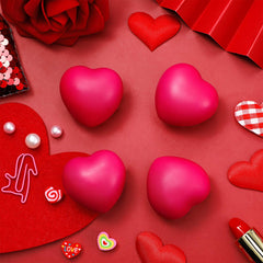 Sumind heart stress ball in hand demonstrates portable size for on-the-go stress relief.