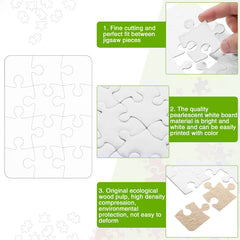 Sumind sublimation puzzle with printed design example showcasing vibrant results.