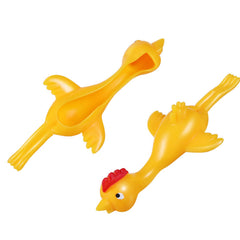 Sumind yellow chicken on wall during play, quick distraction and fun.