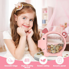 Summidate piggy bank with optional name engraving.