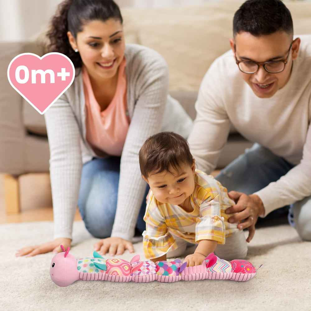 Sumobaby Caterpillar tummy time ruler detail for height tracking during play.