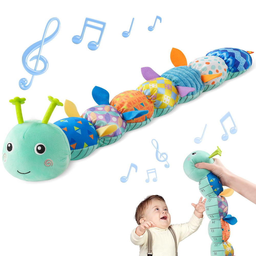 Sumobaby Caterpillar head with music box for soothing, interactive play.
