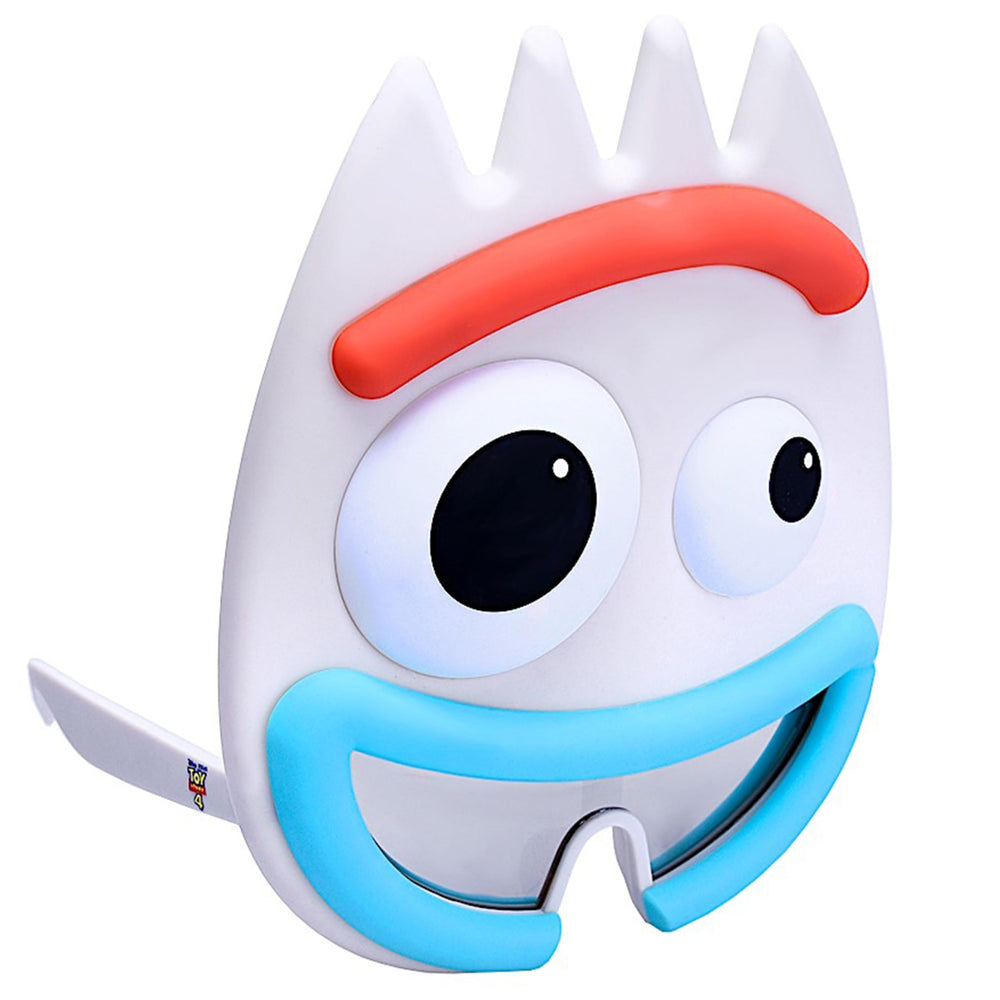 Sun-Staches Forky sunglasses front view for kid costumes with UV protection.