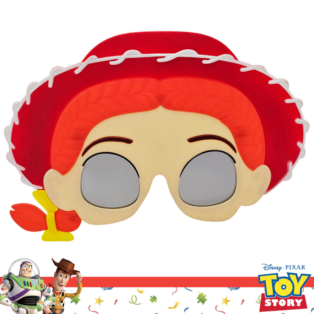 Sun-Staches Jessie sunglasses, side angle, lightweight comfort for all-day costume use