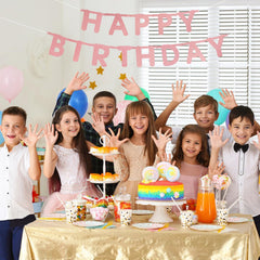 SUNBEAUTY graduation banner letters brighten milestone parties with glitter