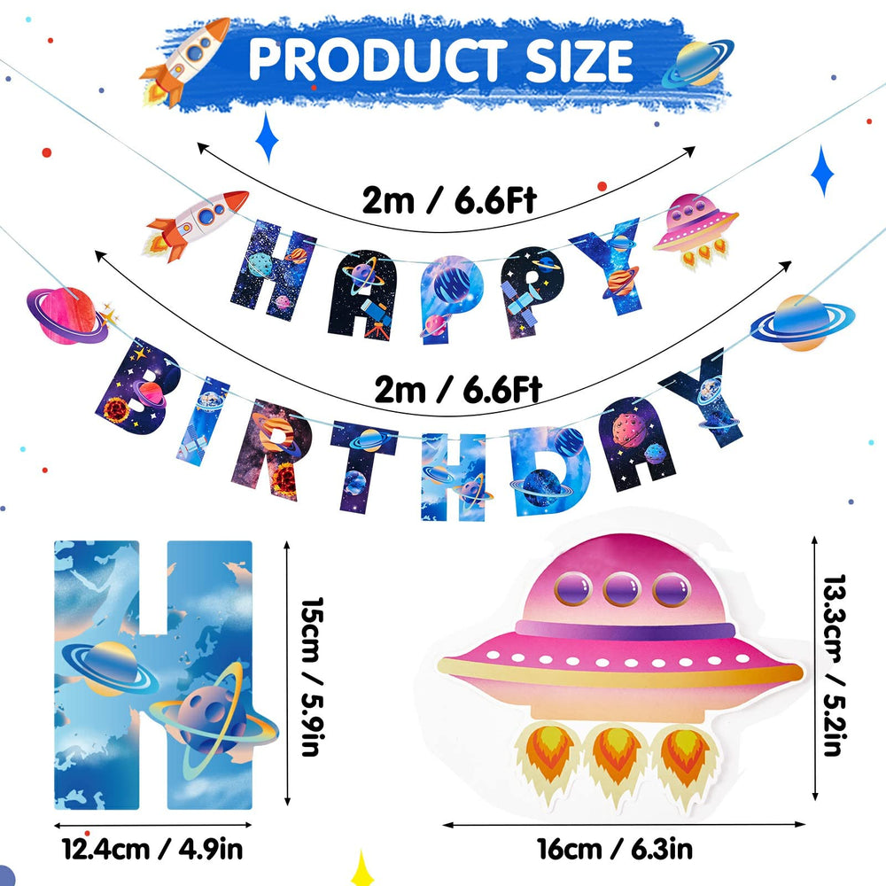 SUNBEAUTY Universe space-rocket cards add dynamic flair for solar system celebrations