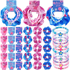 Suncalla Hawaiian bohemia bracelets in pink and blue add festive flair to outfits.