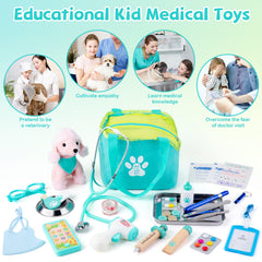 Sundaymot Doctor Kit 37pc medical bag for portable organization