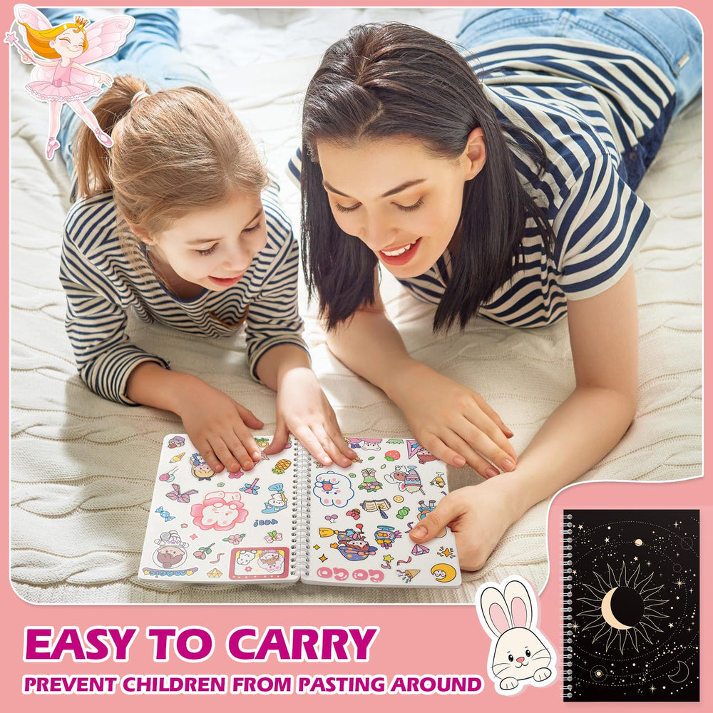 SUNEZLGO A5 waterproof and dustproof pages designed for everyday sticker activities.
