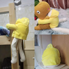 Sunfedmiss Banana Man plush removable outfit for easy cleaning.