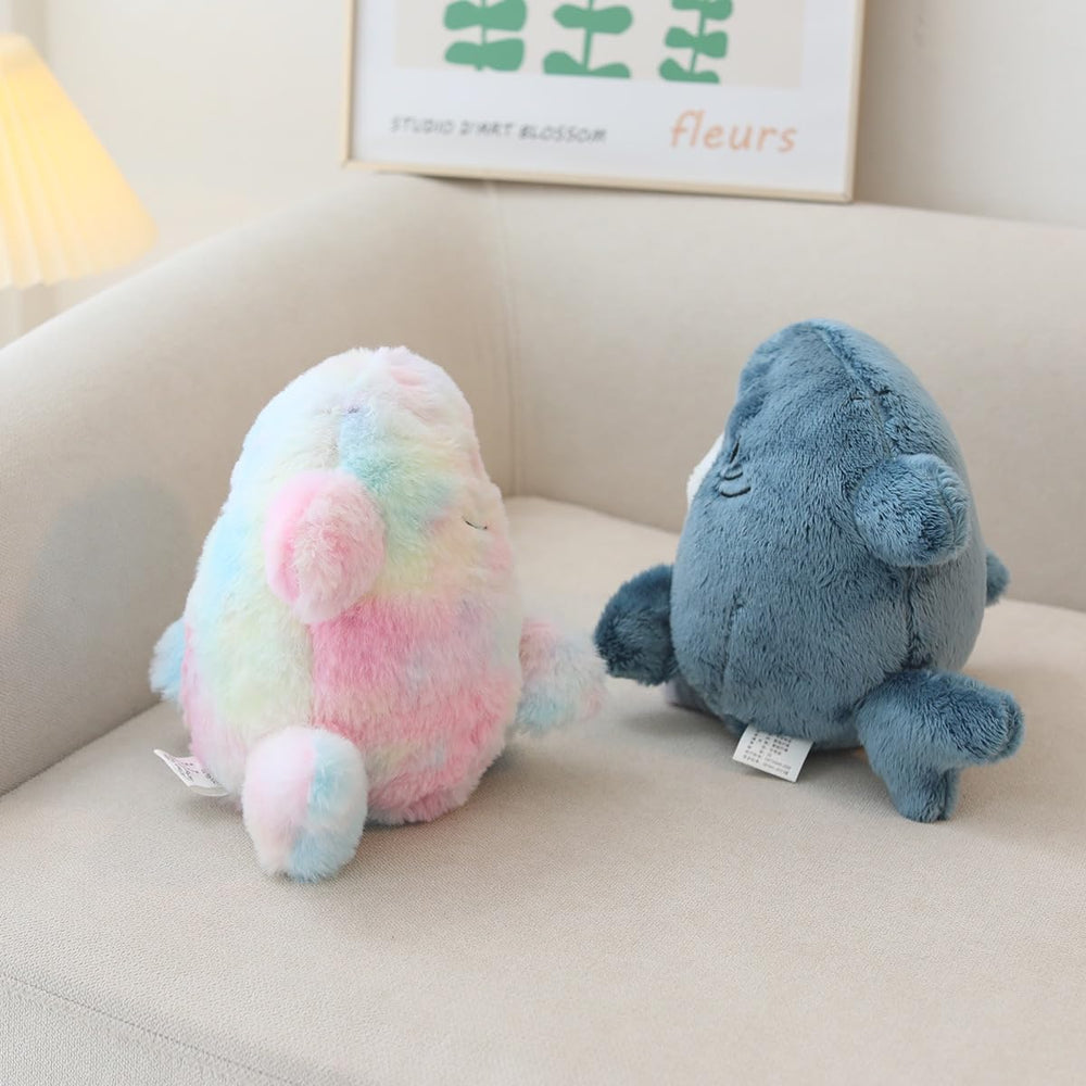 Sunfedmiss Shark Cat plush toy, side view, casual decor and comfort