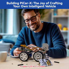 SunFounder PiCar-X assembly guide visuals and supportive setup instructions