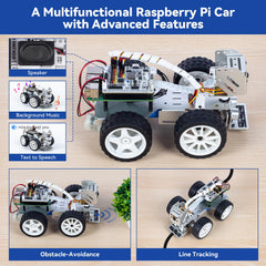 SunFounder PiCar-X Python and Scratch programming for flexible learning