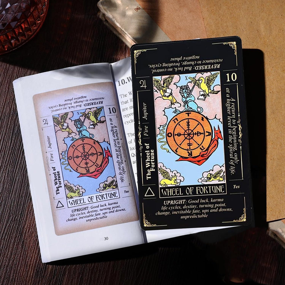SUNHHX Tarot cards with meanings on each card for quick readings