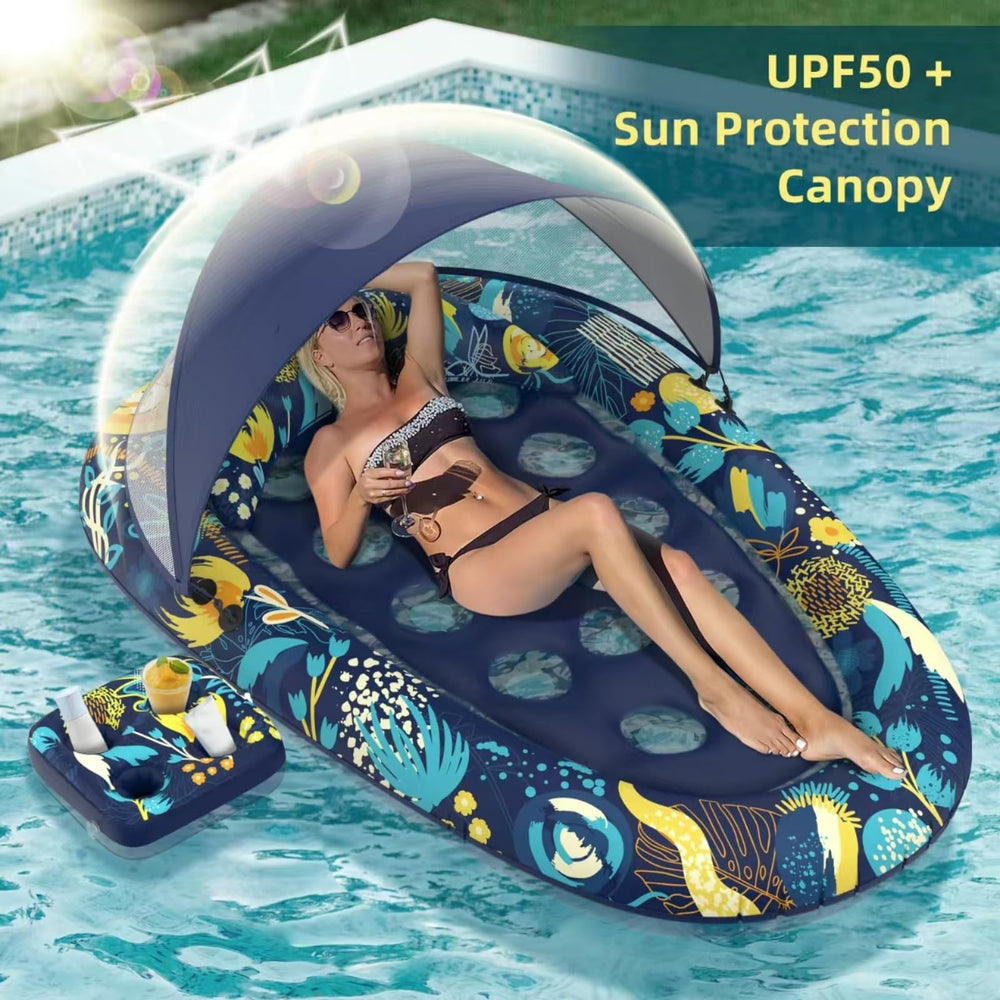 Sunikko X 3-in-1 pool float with drink holder for beverages