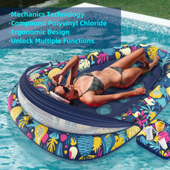 Sunikko X 3-in-1 pool float premium PVC for outdoor use
