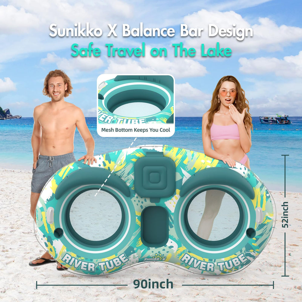 Sunikko X 5-in-1 pool floats mesh-bottom backrest for cool lounging.