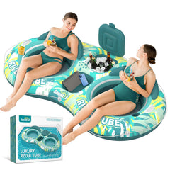 Sunikko X 5-in-1 two-person lounge in pool setting for comfort and space.