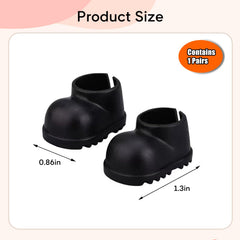 Sunla 17cm doll shoes support stable standing on flat surfaces during play.