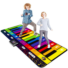 SUNLIN 6ft floor piano mat for kids fosters active play and rhythm exploration.