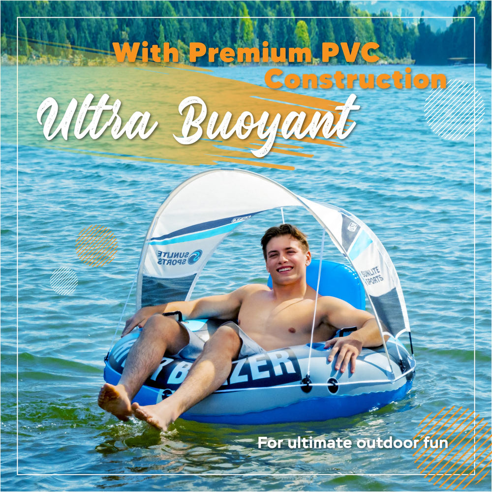 Sunlite Sports River Blazer built-in drink holder keeps beverages close.
