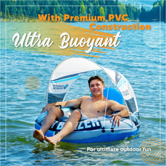 Sunlite Sports River Blazer built-in drink holder keeps beverages close.