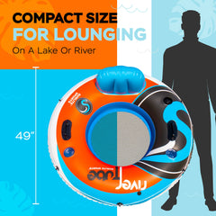 Sunlite Sports River Blazer mesh bottom promotes airflow and cooling while lounging.