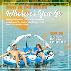 Sunlite Sports two-person river tube ready for shared water fun