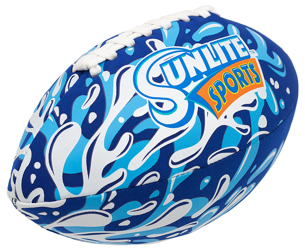 Sunlite Sports waterproof football in pool ready for splash-worthy games