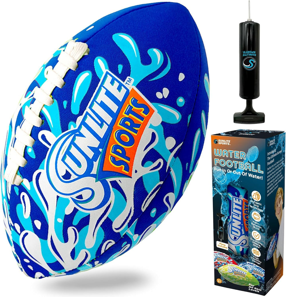 Sunlite Sports waterproof football ideal for pool parties and backyard games