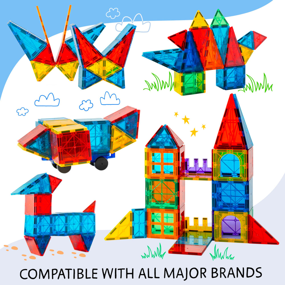 Sunny Auntie Magnetic Tiles storage bag keeps play organized after sessions