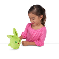Sunny Bunnies Shiny closeup plush with glossy fur inviting play