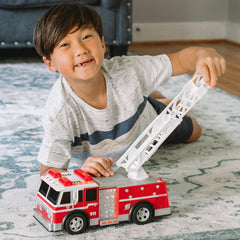 Sunny Days Entertainment Maxx Action fire-truck-front-view: durable, realistic styling.